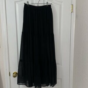 Abercrombie & Fitch Tiered Maxi Skirt